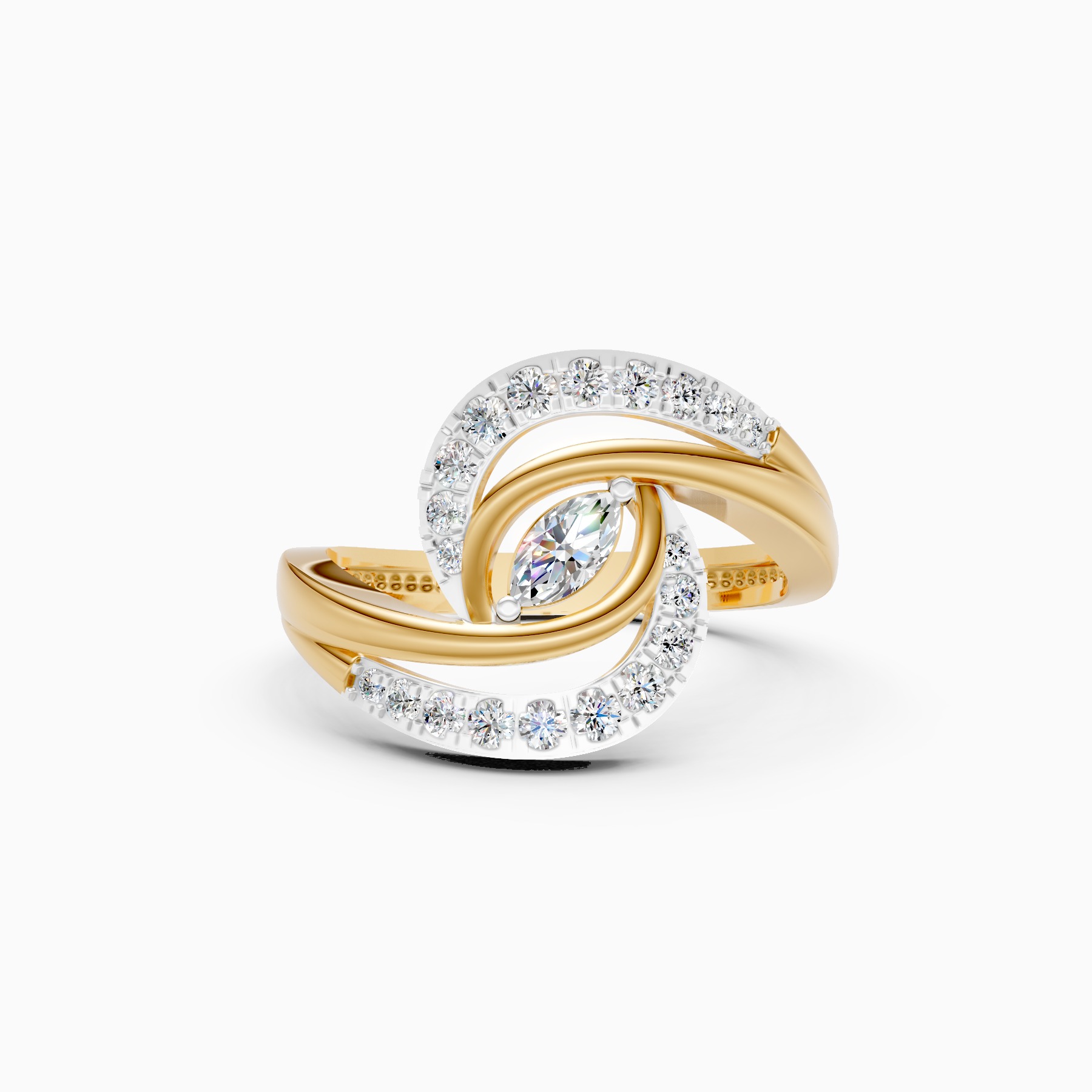 Celestial Petal Lab Grown Diamond Ring